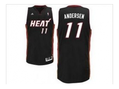 nba miami heat #11 andersen black[revolution 30 silver]